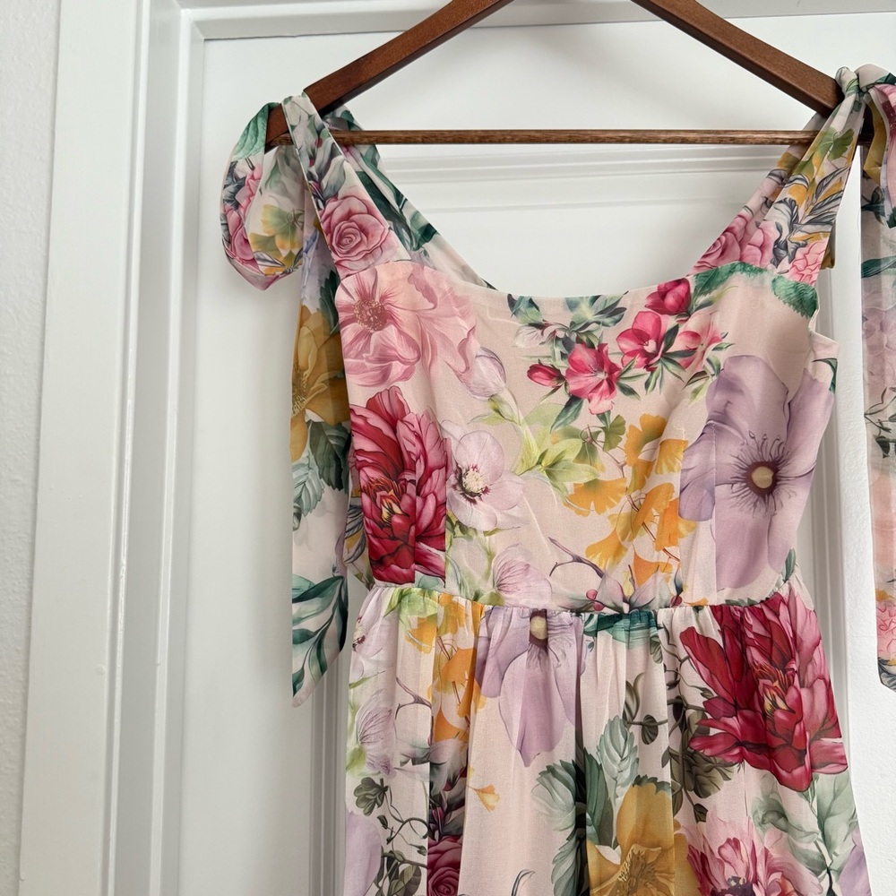 Baltic Born NWT Anita Maxi Dress Blush Stunning Multi Floral Maxi Dress - Picture 2 of 6